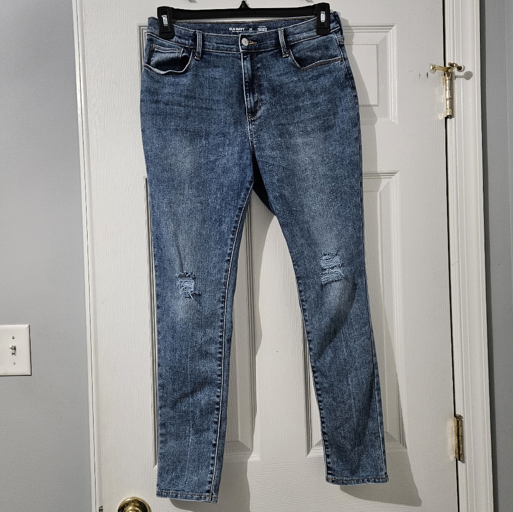 Old Navy High Rise Rockstar Jeggings - Size Girl's 20 Plus = Womens 12